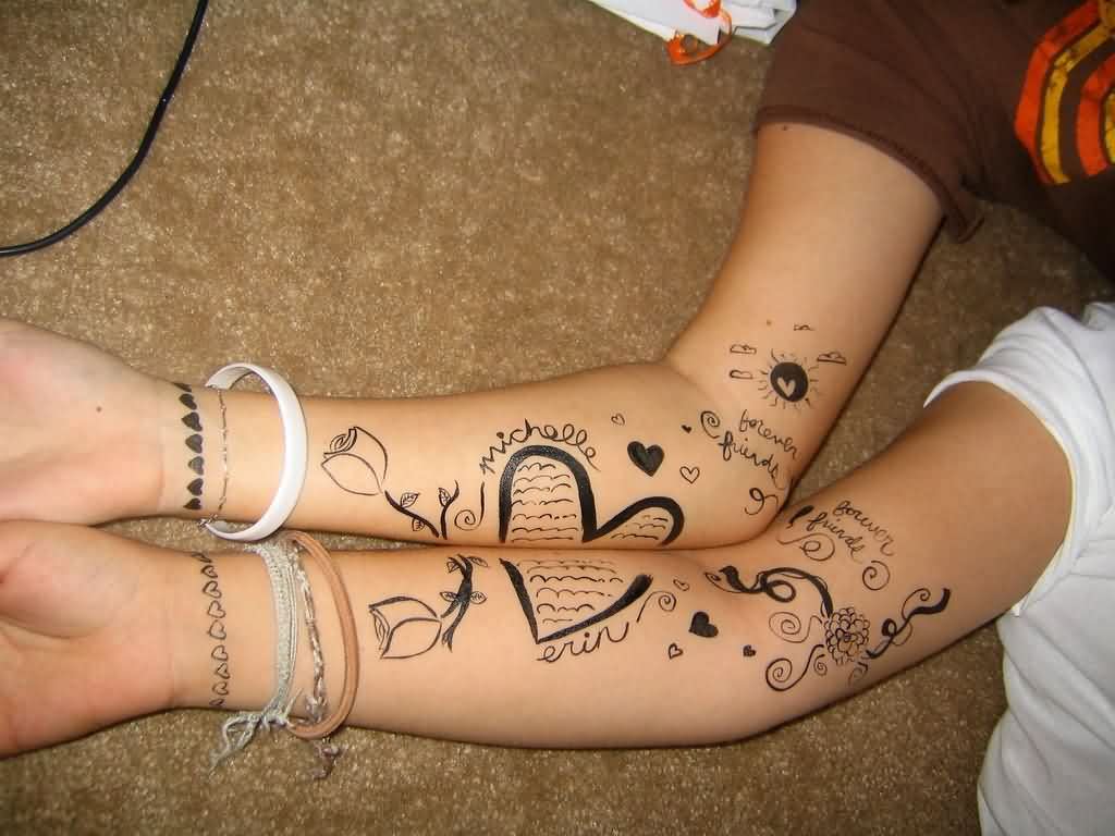 friendship-tattoo-for-girls-on-arms