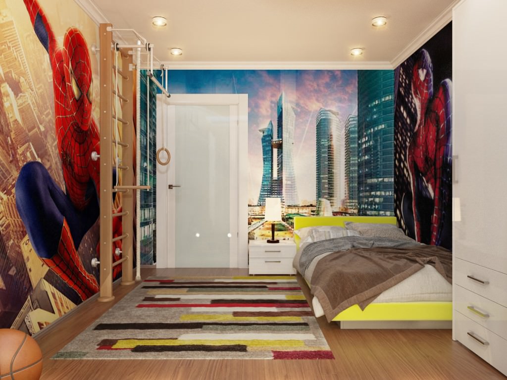 spiderman-down-lit-boys-room