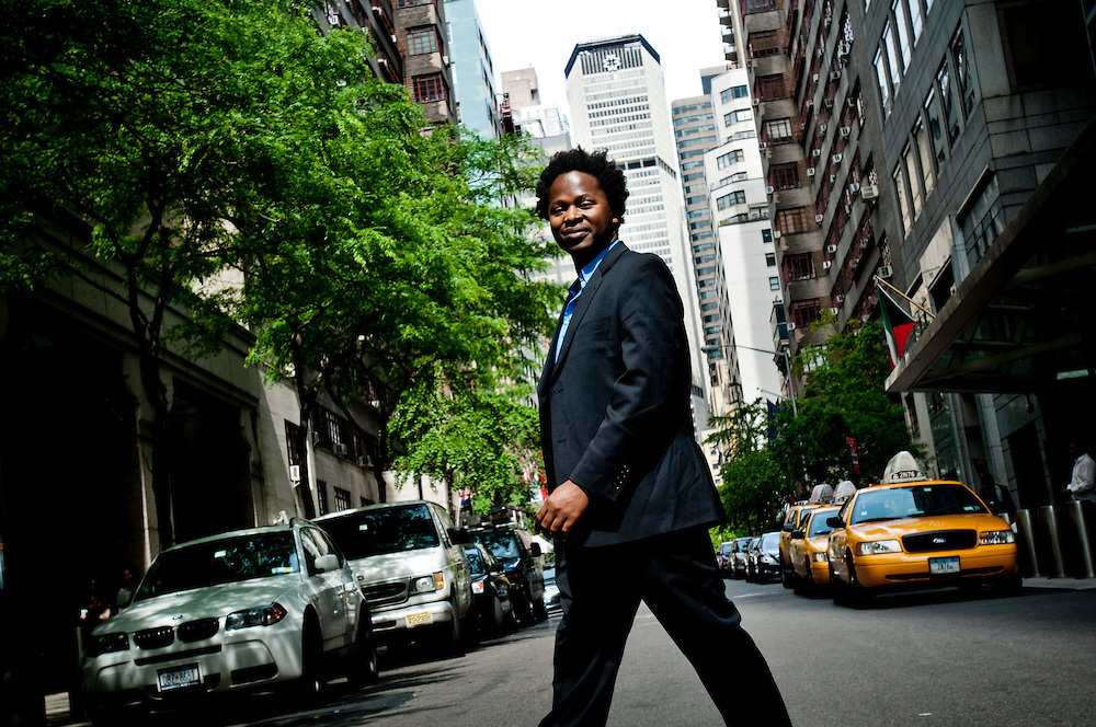 Ishmael Beah, former child soldier in Sierra Leone, now ambassador for the UNICEF in New York. Photographer: Chris Maluszynski /MOMENT