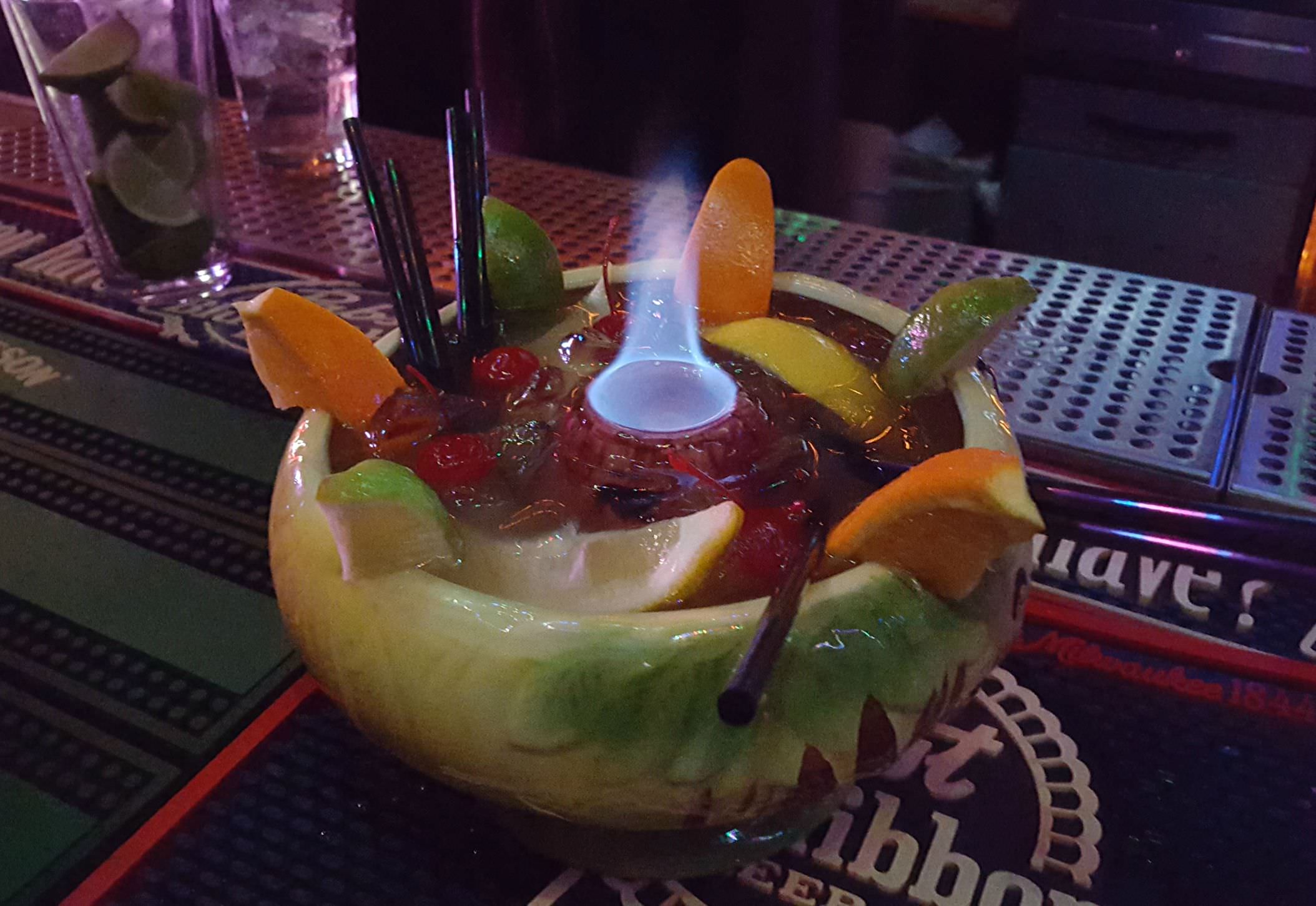 flaming