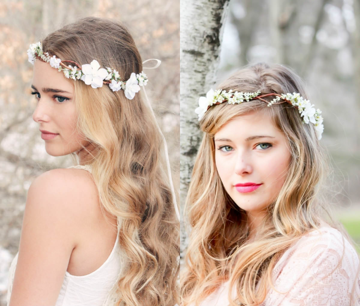 thin-flower-crown-bridal-hairstyles