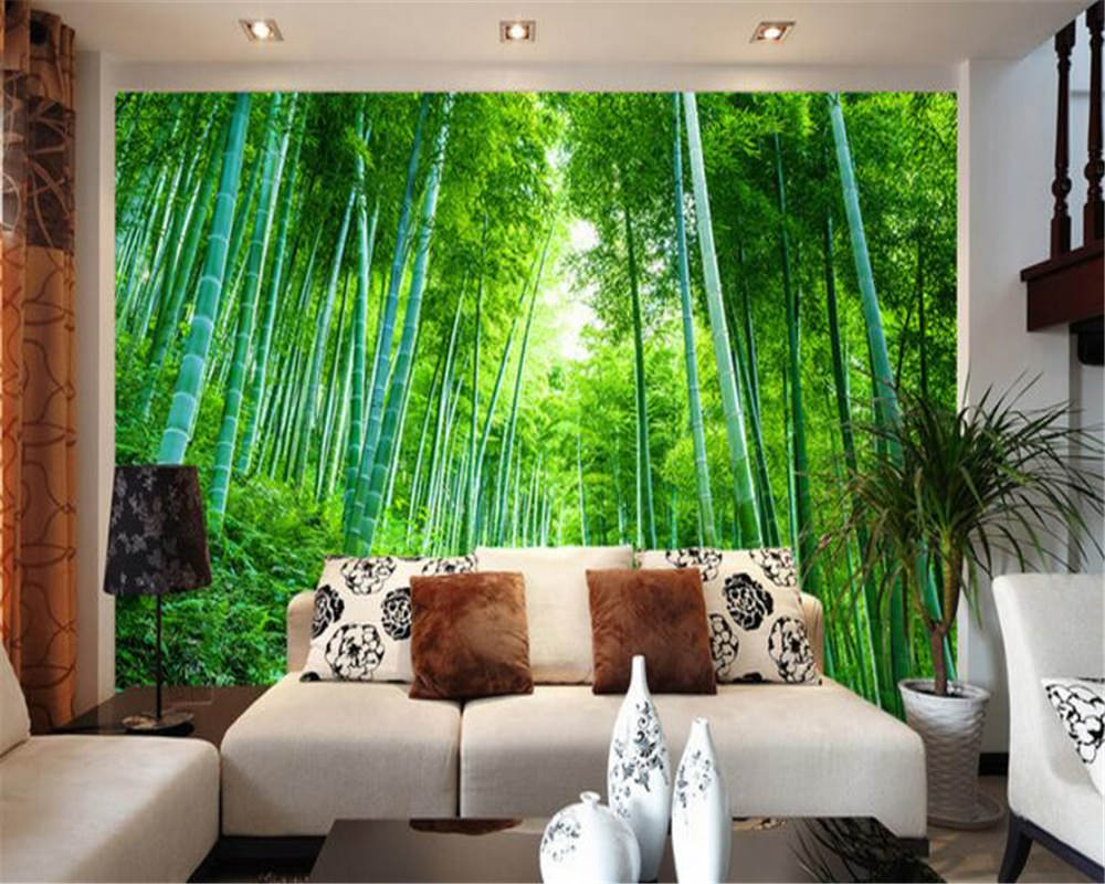 Beibehang-Bamboo-forest-landscape-wallpaper-living-room-bedroom-TV-mural-home-decoration-wallpapers-wallpaper-for-walls