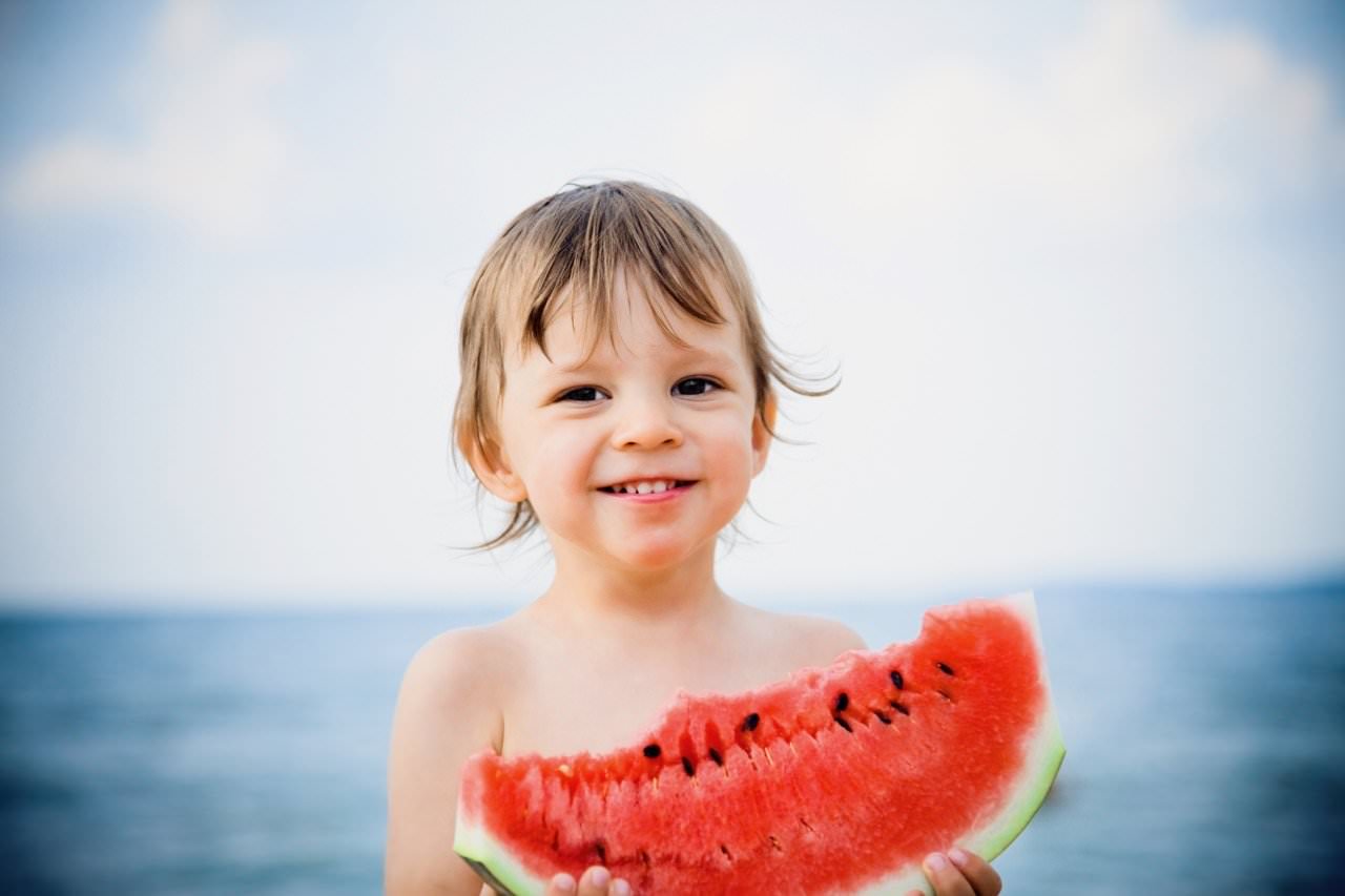 boy-beach-water-ocean-watermelon-kids-children-family