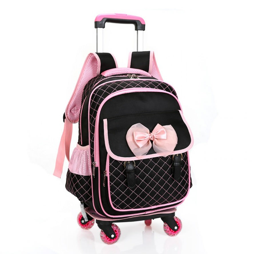 New-4-Universal-wheels-Children-font-b-School-b-font-font-b-bags-b-font-trolley