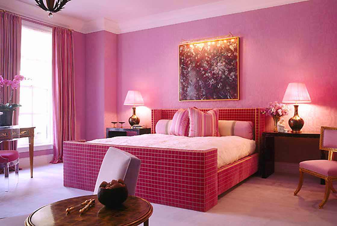 showy neutral romantic bedroom design
