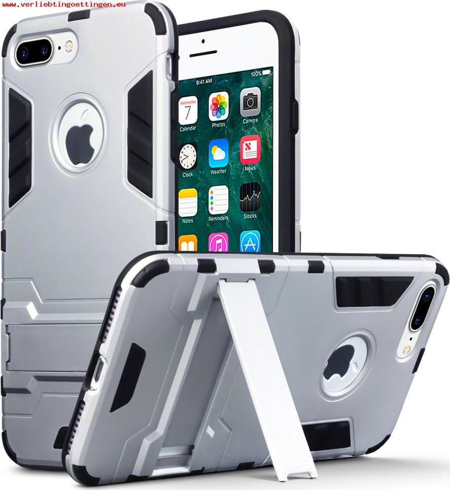 2017 νεώτερα Terrapin Full Body Shock Resistant Armour Silver iPhone 7 Plus Θήκες Κινητών Τηλεφώνων Για άνδρες και γυναίκες Αναπαυτικός 5XJEYcVl