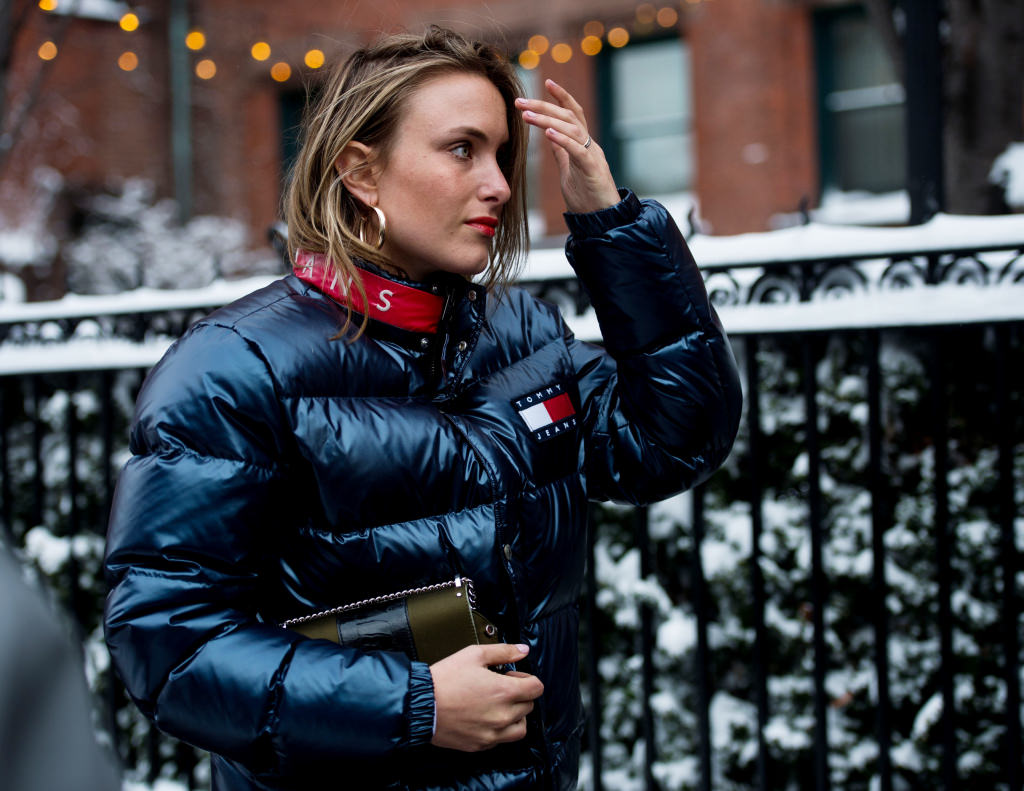 Street style at New York Fashion Week Fall 2017.