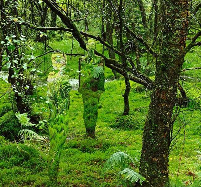 Mirrored Sculptures