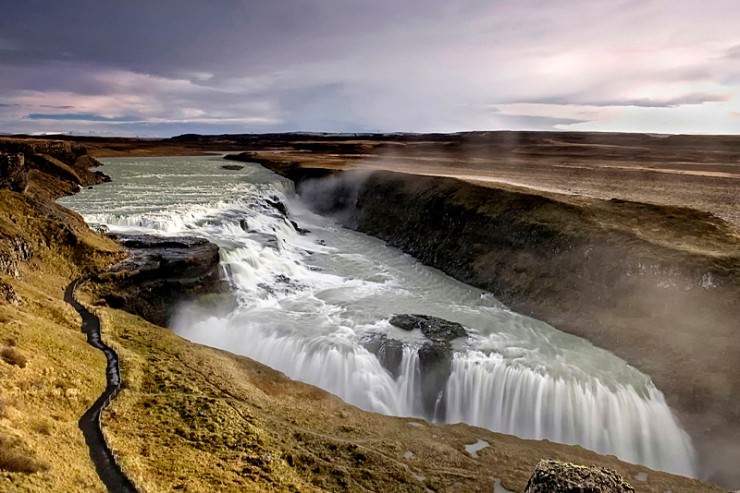 Gullfoss (Golden Falls) in Iceland
