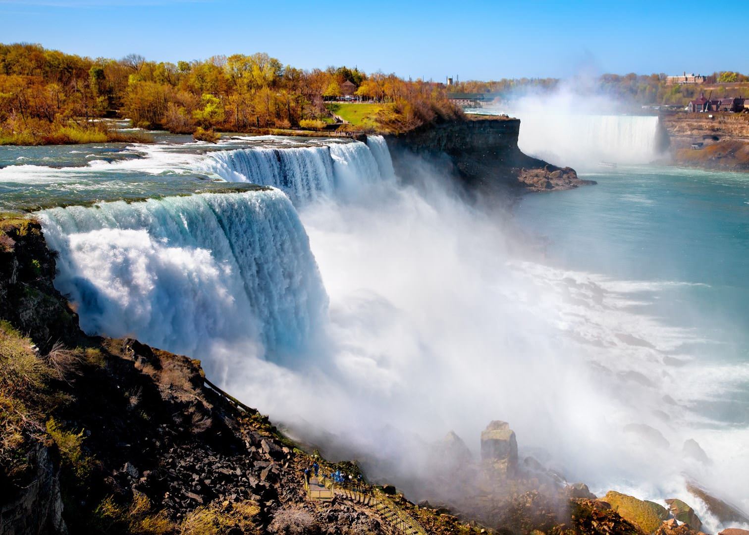 Niagara Falls in USA.Canada