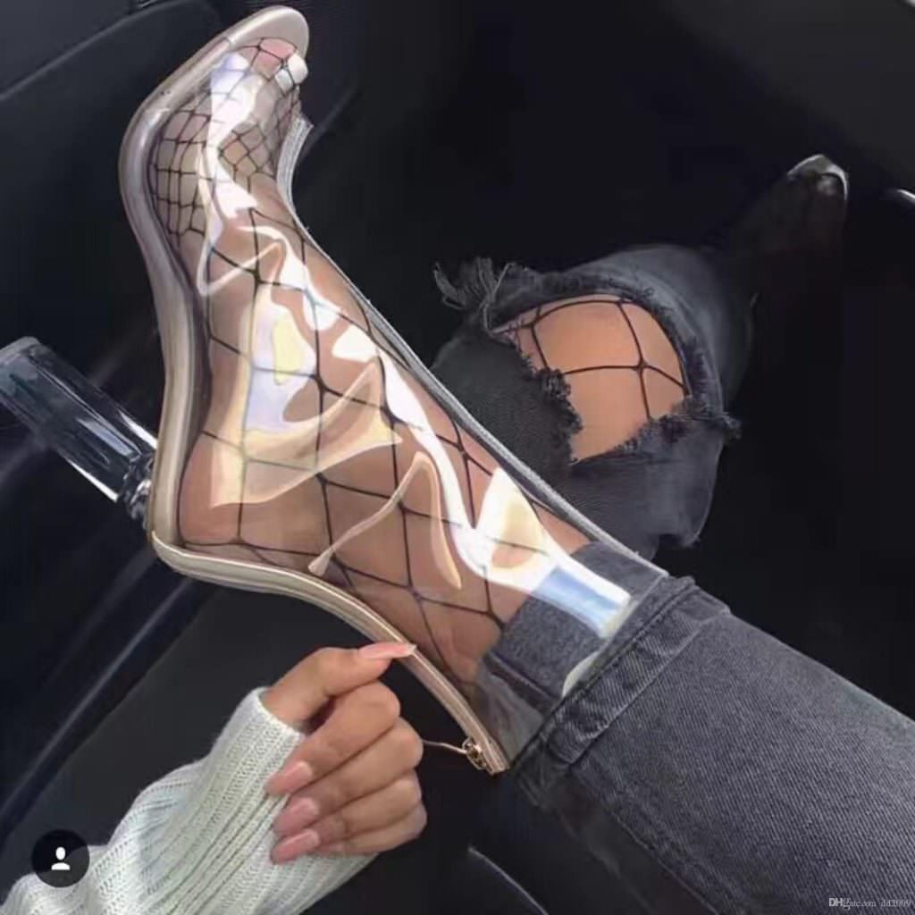 See-through μποτάκια