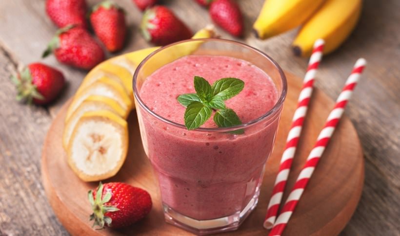 Smoothies με φράουλες