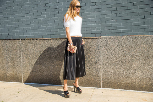 texture-fuzzy-sweater-crop-top-and-culottes-pinstirpes-black-and-whtie-mules-spring-work-outfit-office-to-out-popsugar-640x427