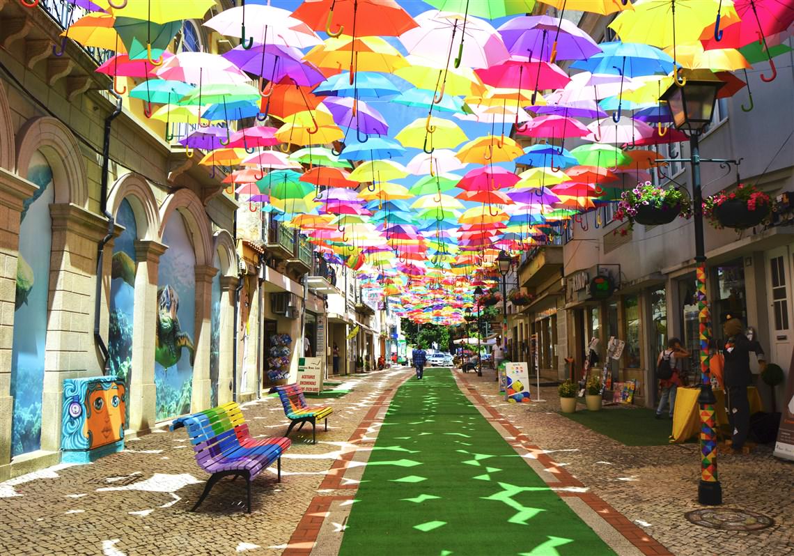 Agueda Umbrella Sky Project, Αγουέδα, Πορτογαλία