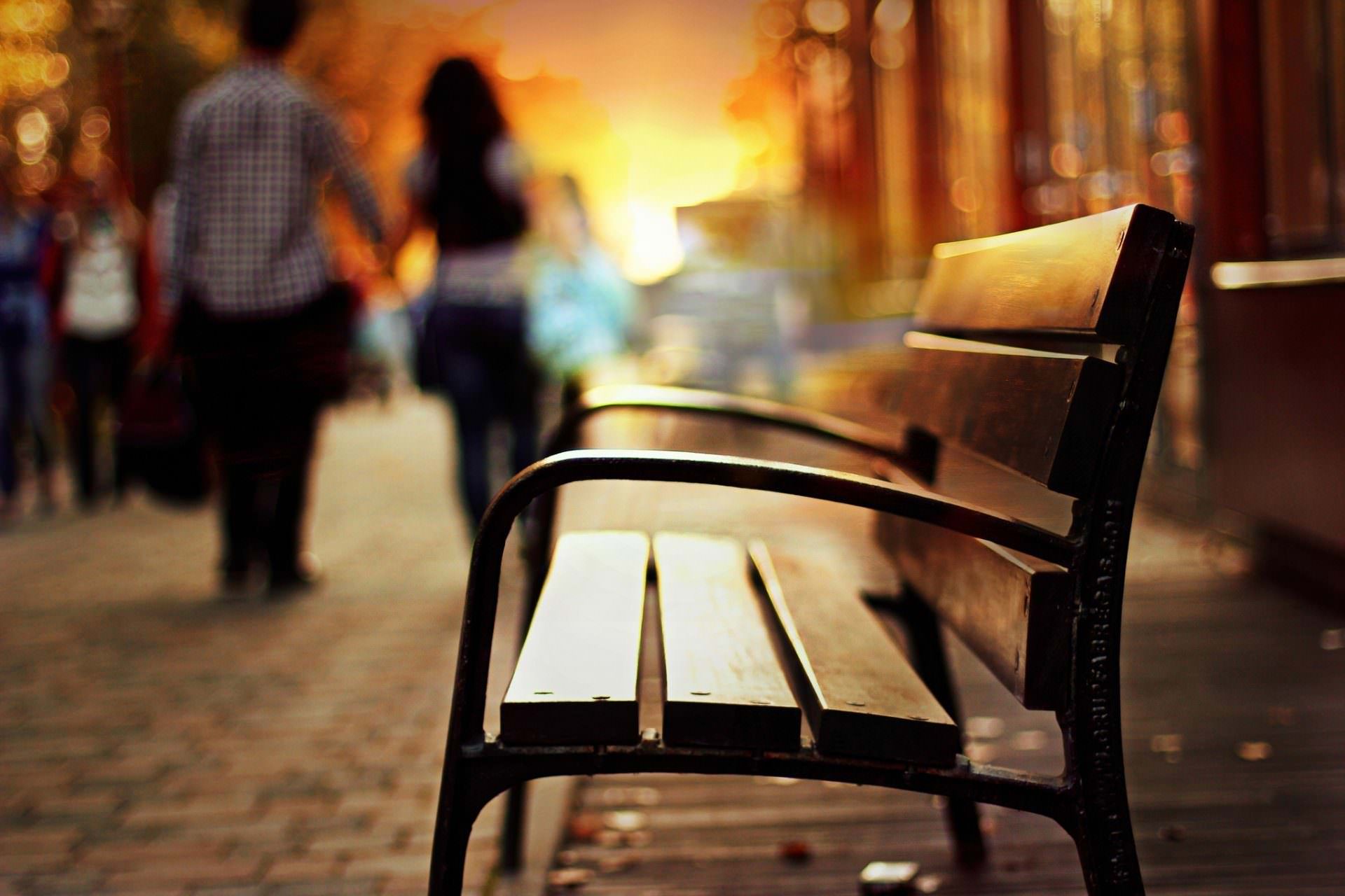 miscellaneous-bench-shop-shop-bench-night-blur-girl-guy-background