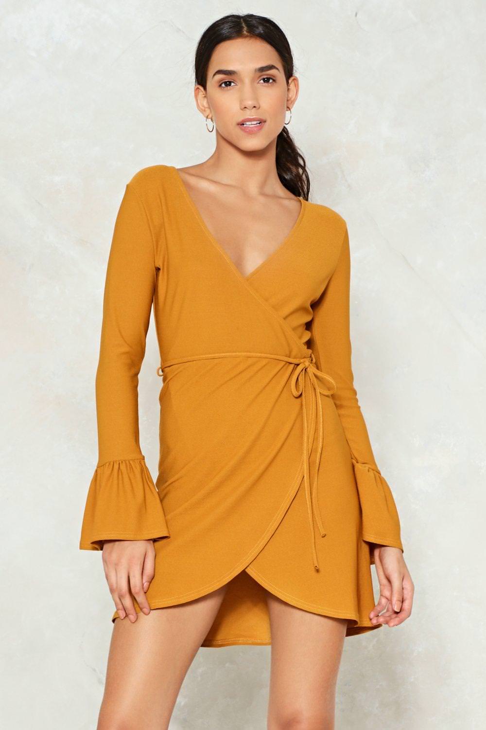 wrap dress
