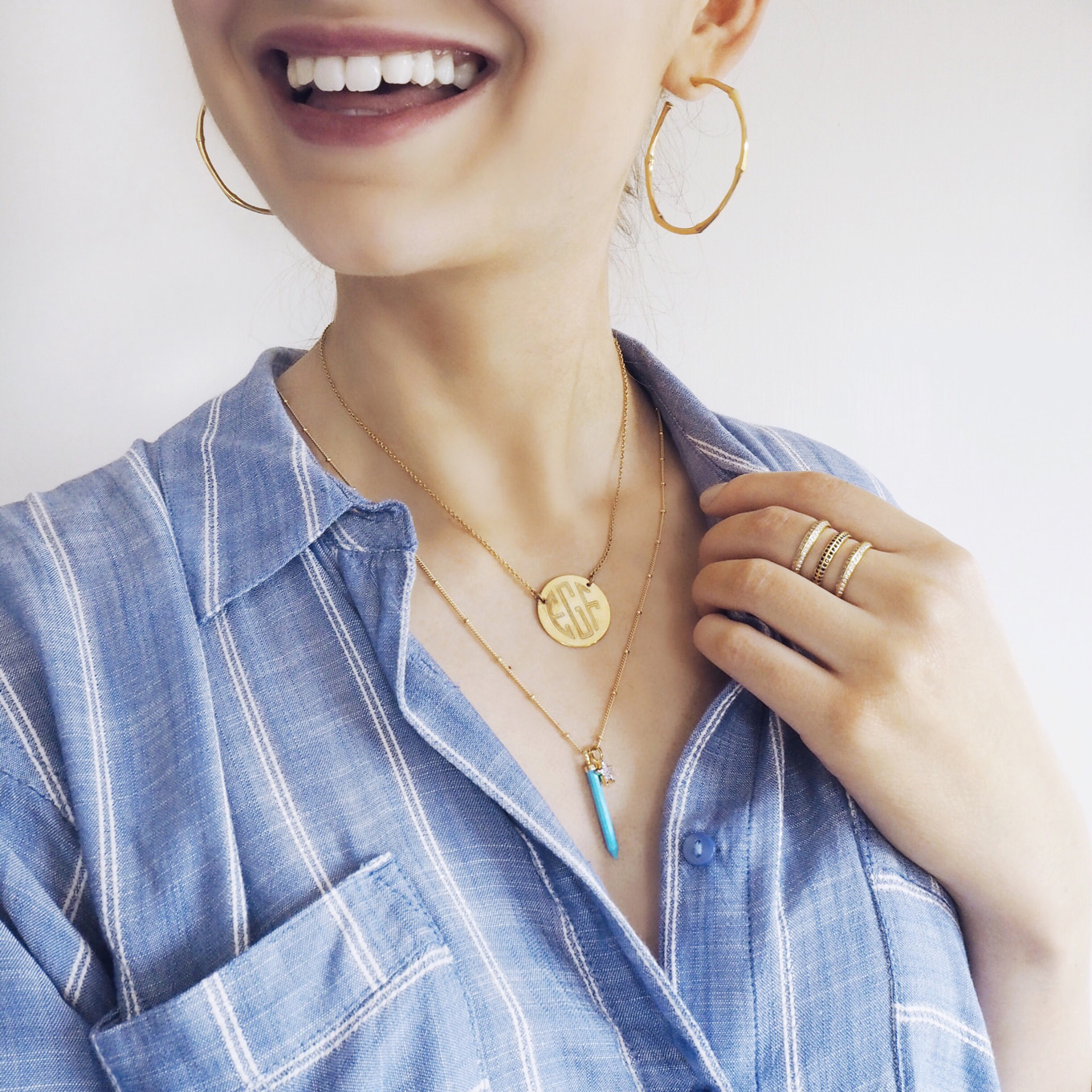 Missoma-Necklace-Dinny-Hall-Hoop-Earrings