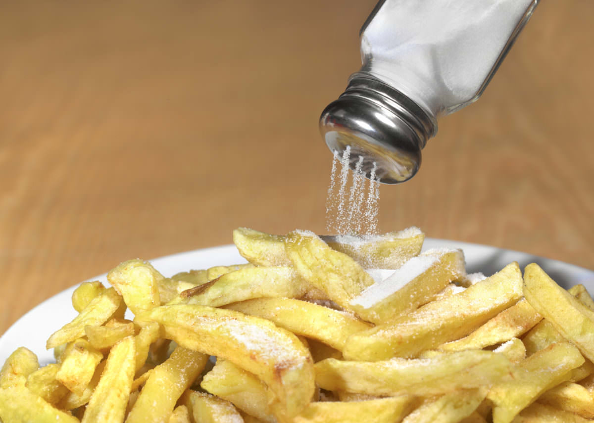 Too much salt on chips