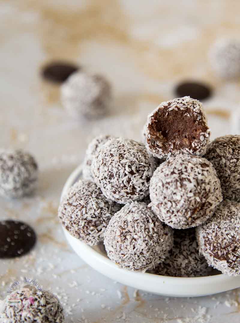 Coconut Chocolate Truffles, Vegan and Gluten Free