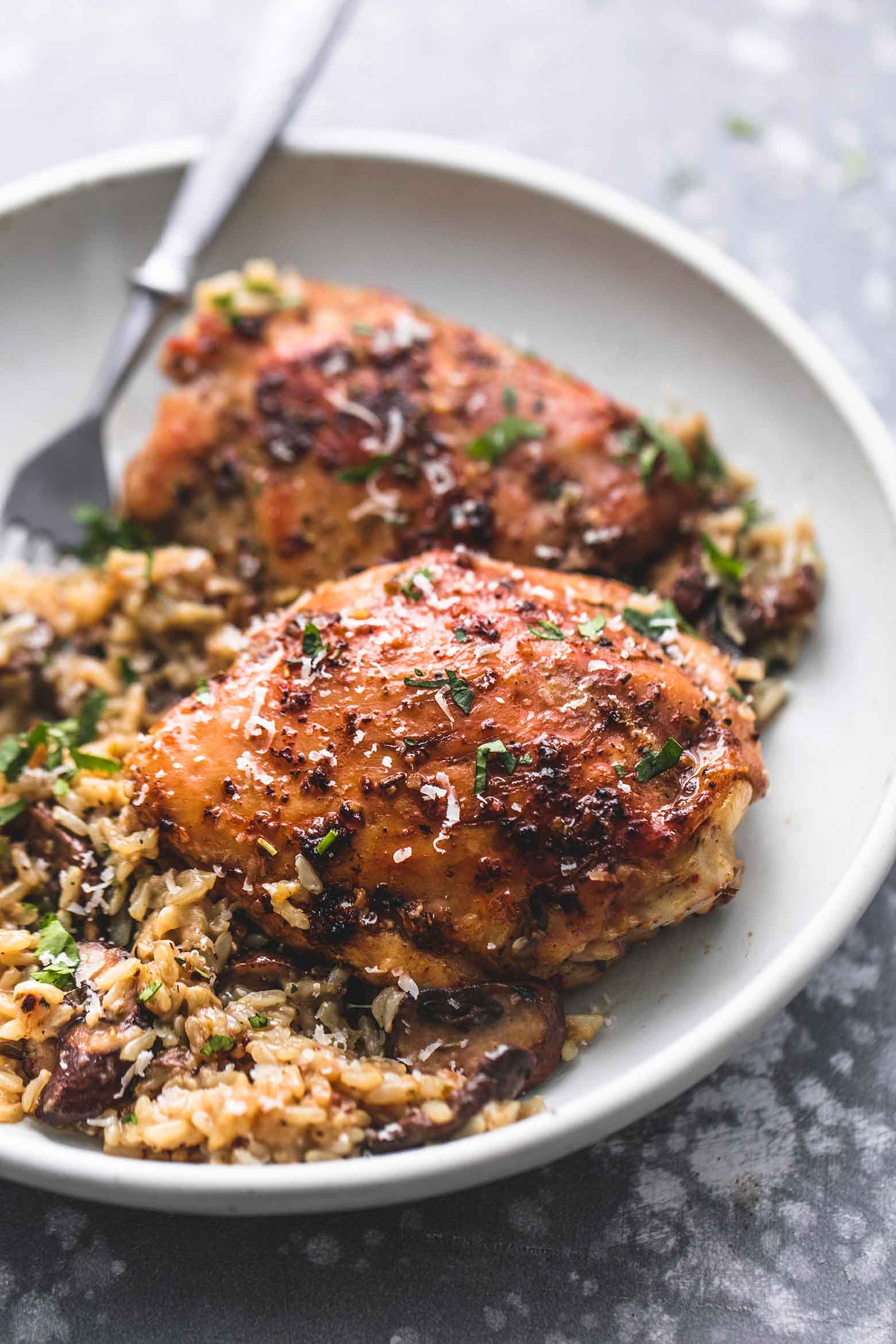 instant-pot-chicken-mushroom-rice-5